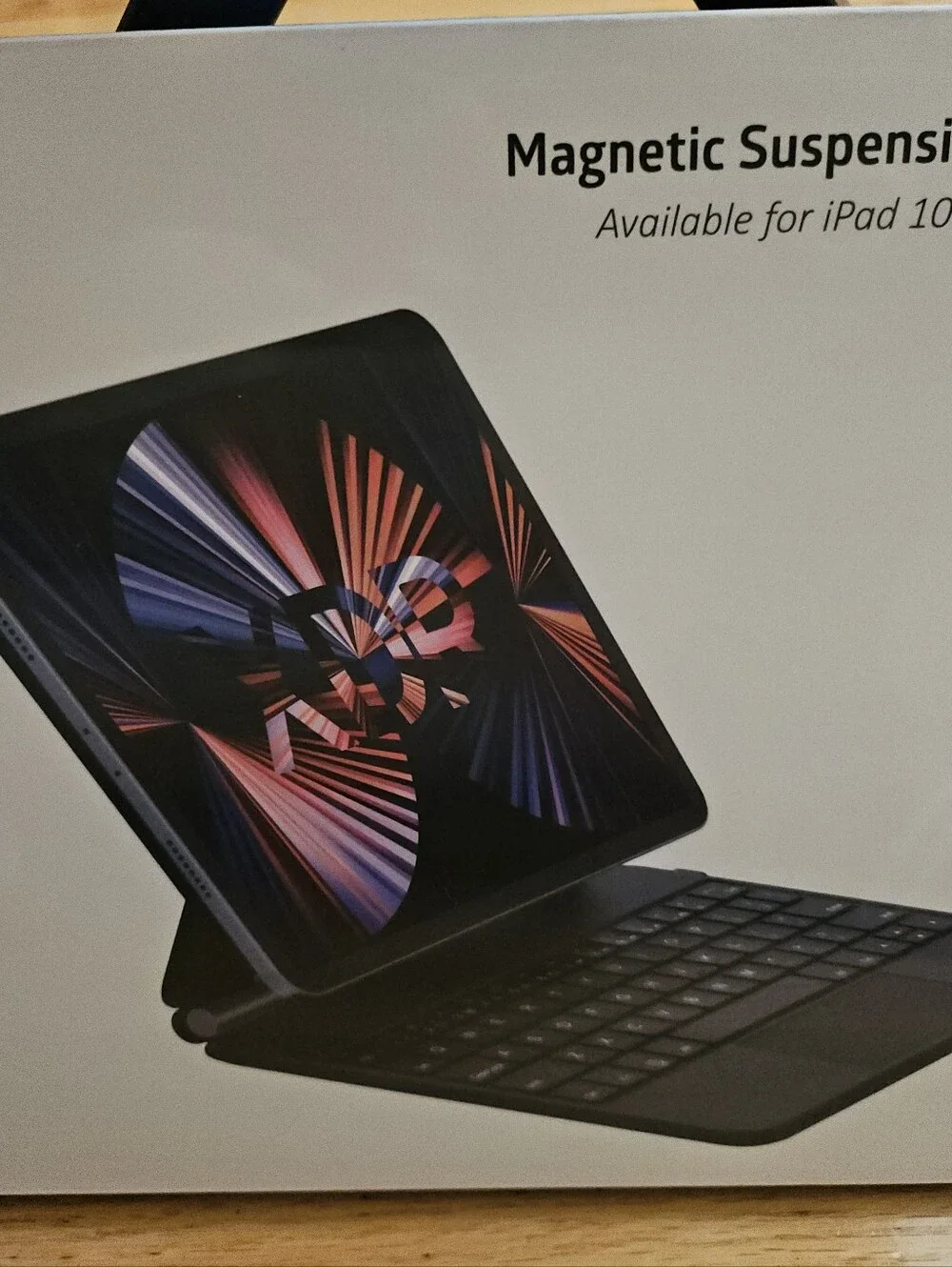 Magnetic Suspension Keyboard Case for iPad 10th Gen - Black